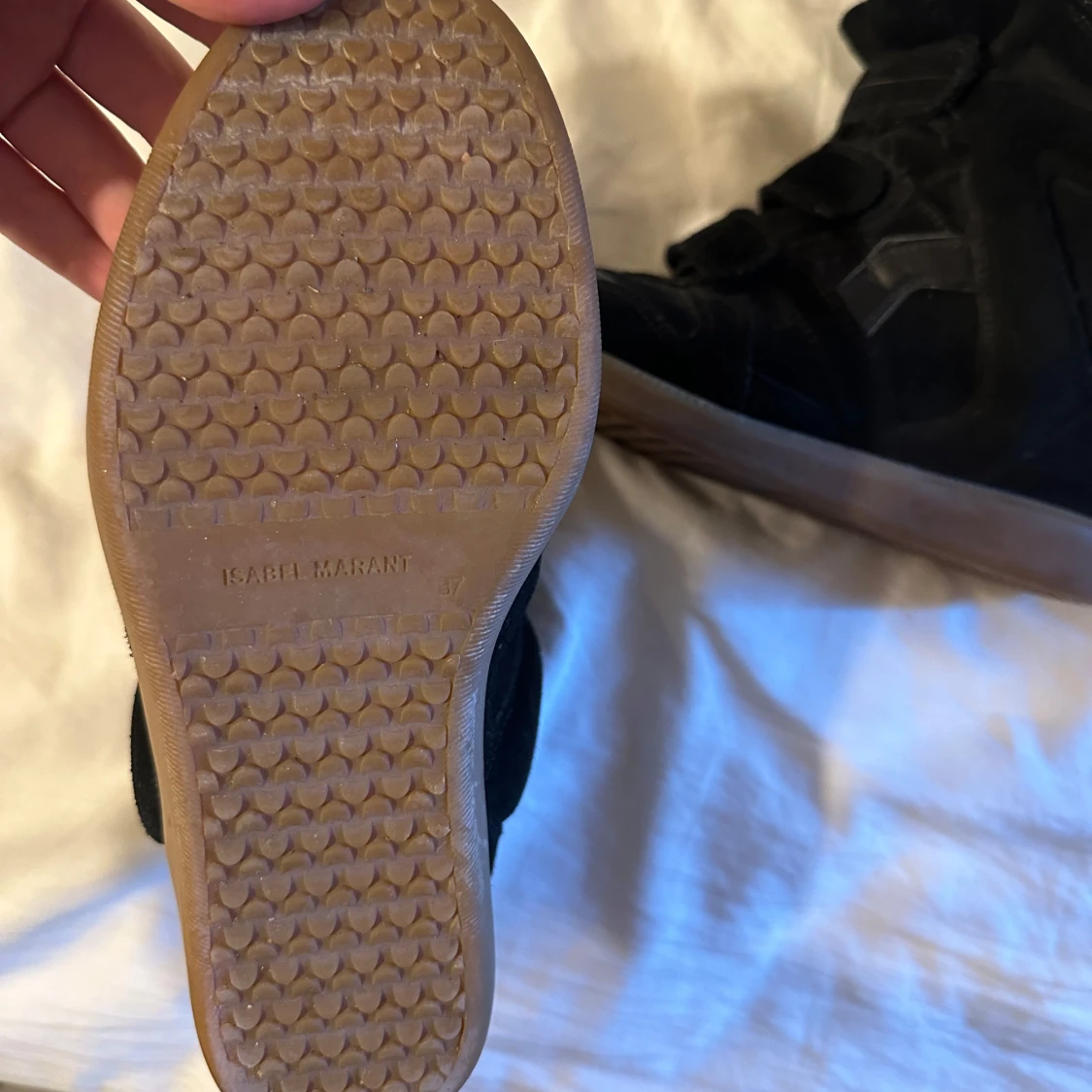 Isabel Marant svarta wedge sneakers - 1