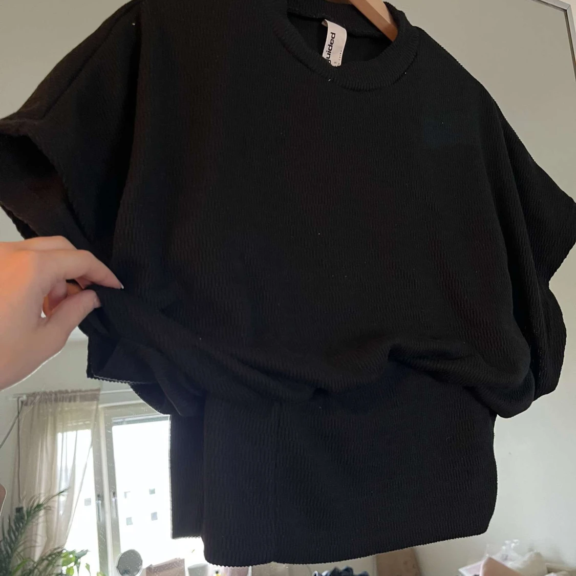 Svart ribbad tröja från Missguided - 1