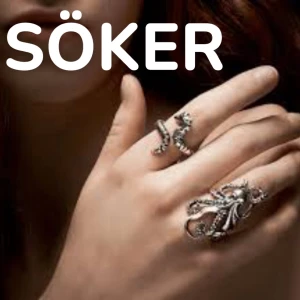 Maria Nilsdotter bläckfisk ring (SÖKER) - Pris diskuteres