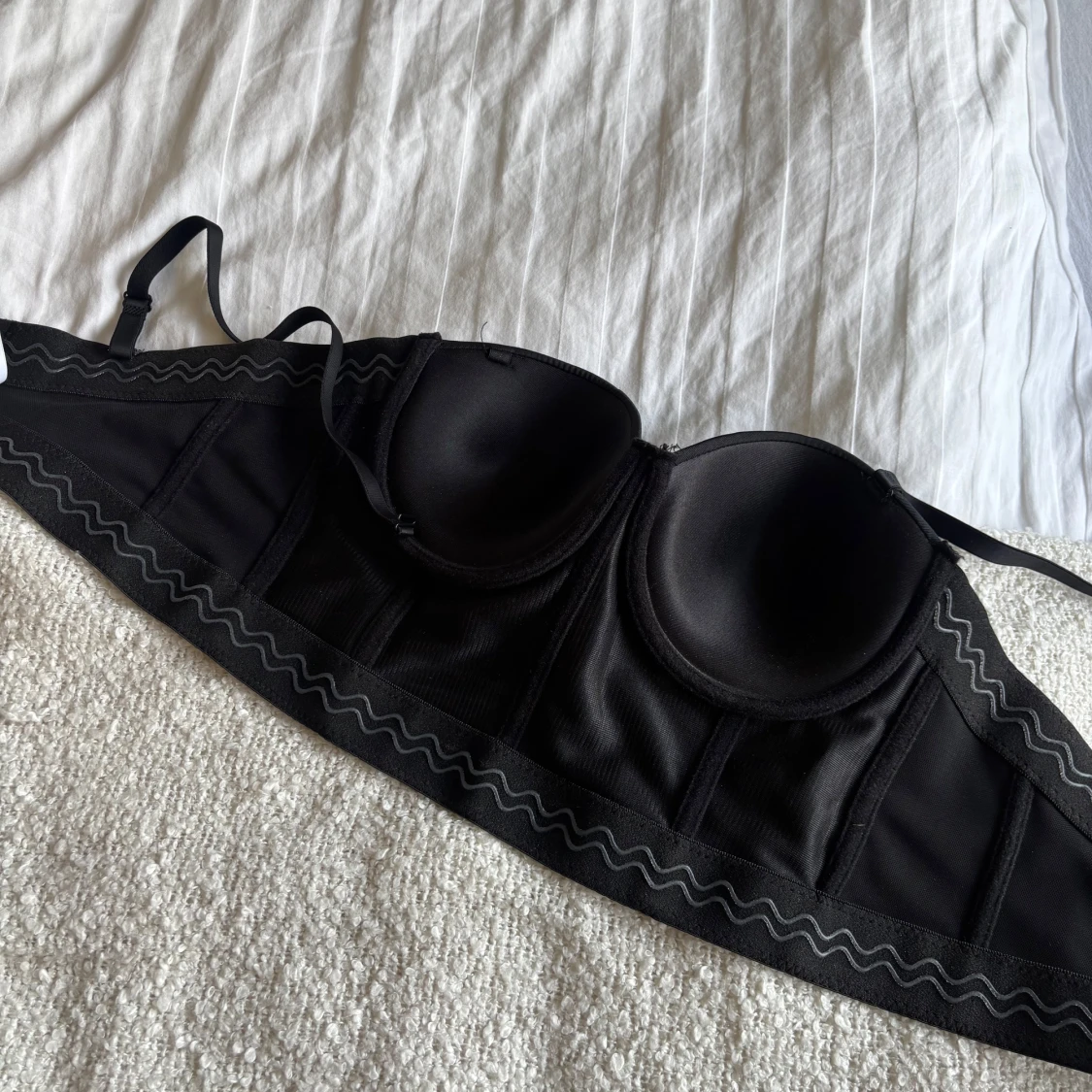 Svart korsett topp - 1