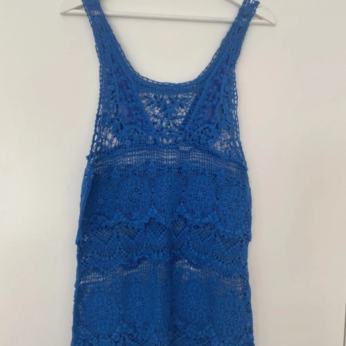 Blå virkad linnetopp - 2