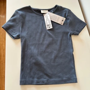 T-shirt - T-shirt från Gina Tricot i storlek XS. Gråblå färg. Oanvänd med lappar