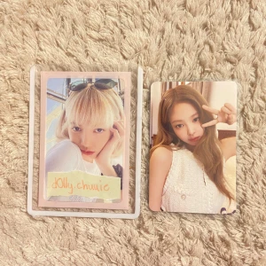 Blackpink Jennie Born Pink album photocard black version - trading for the pcs on my first post or gg offers, available ✅