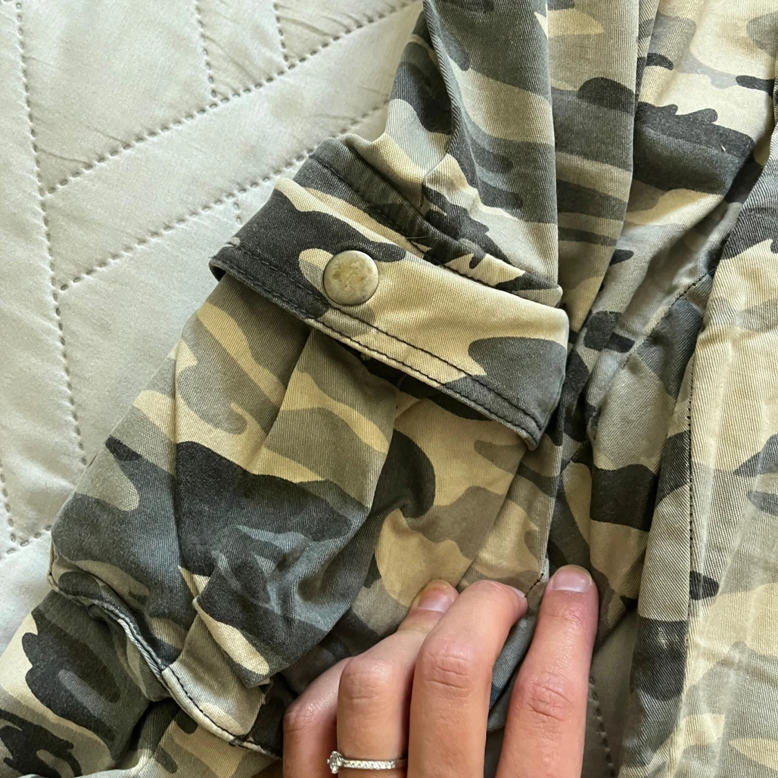 Camouflage cargobyxor  - 4