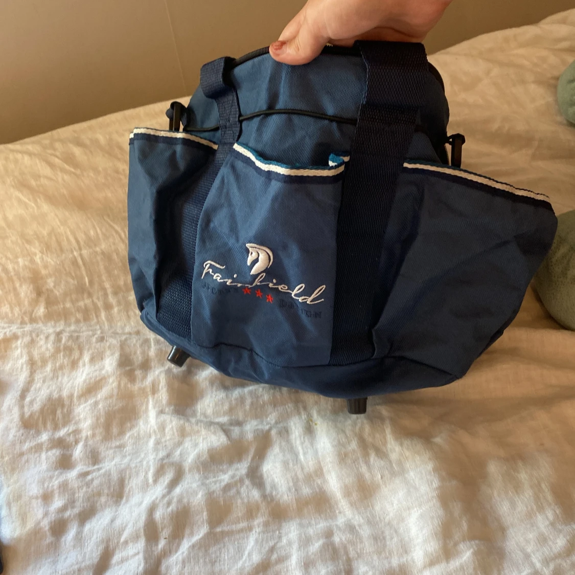 Blå axelväska från FairField - 1