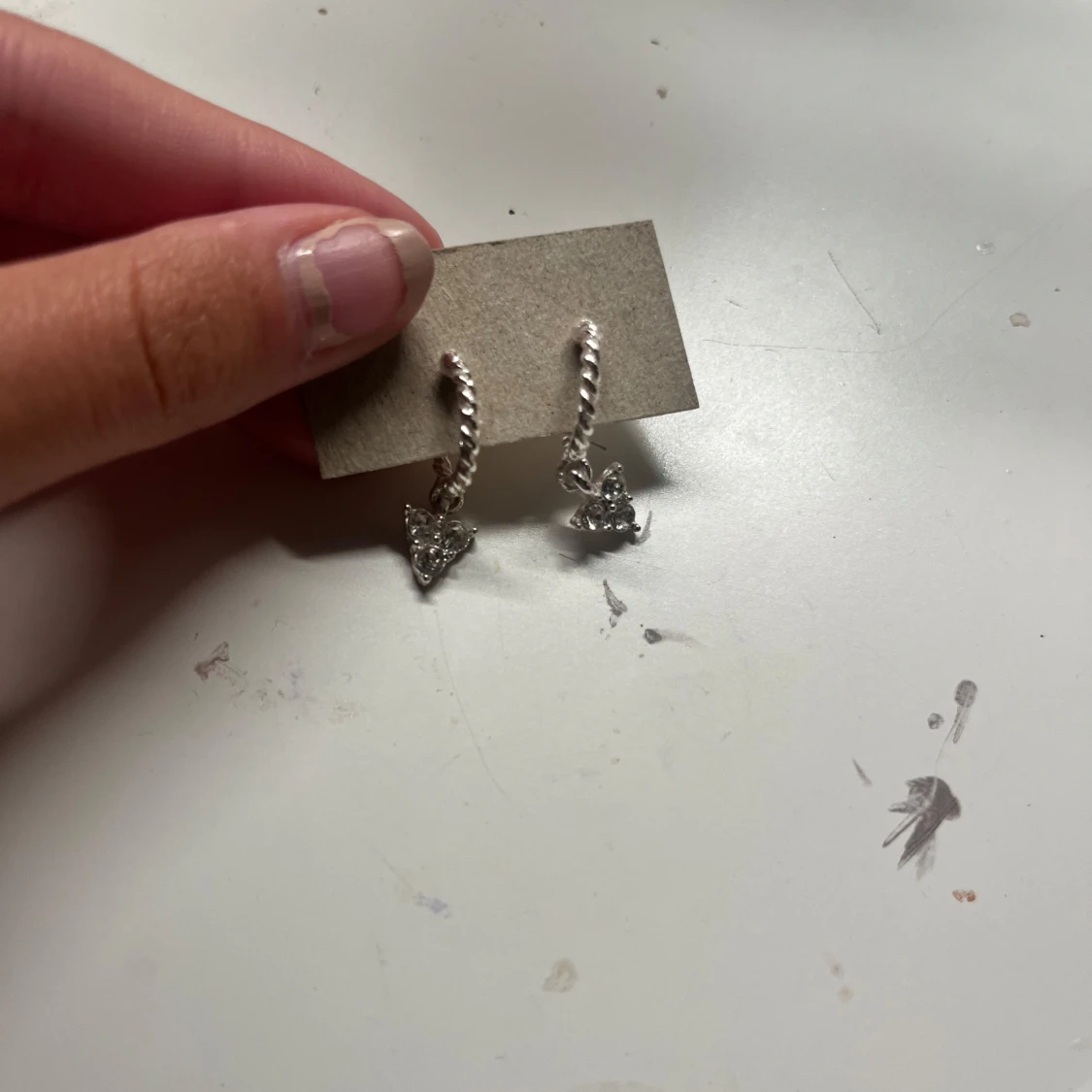 3-pack silvriga örhängen hoops & hjärtan - 2