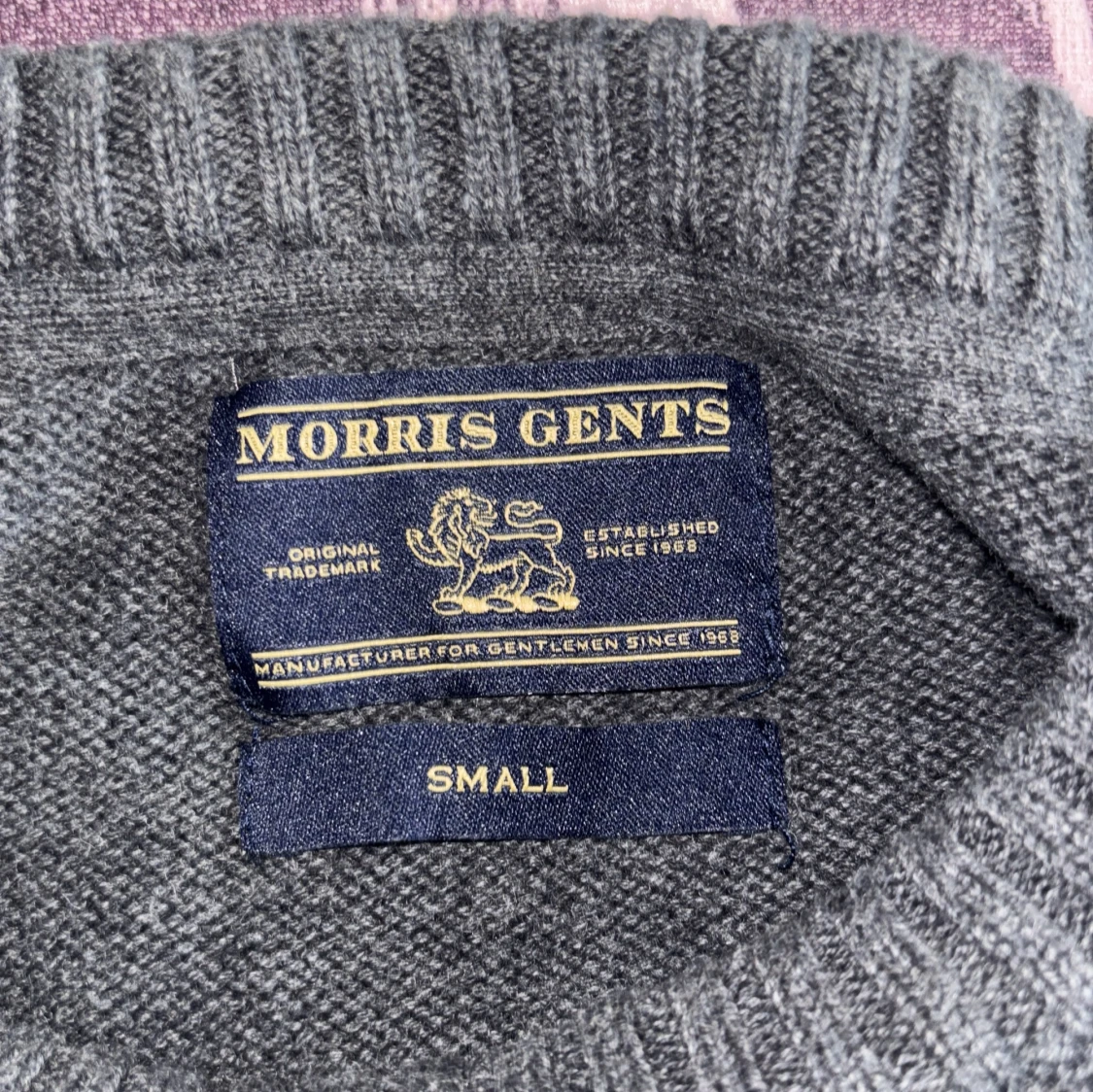 Grå stickad tröja från Morris Gents - 3