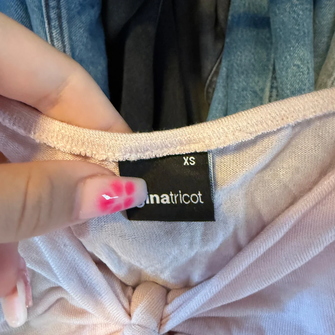 Ljusrosa linnetopp från Gina Tricot - 1