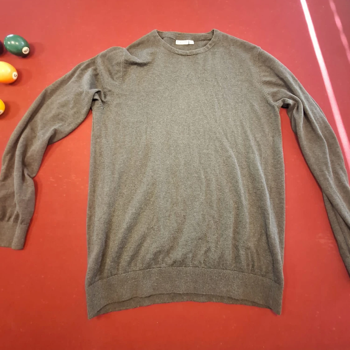 Mörkgrön Sweatshirt Kapphal - 1