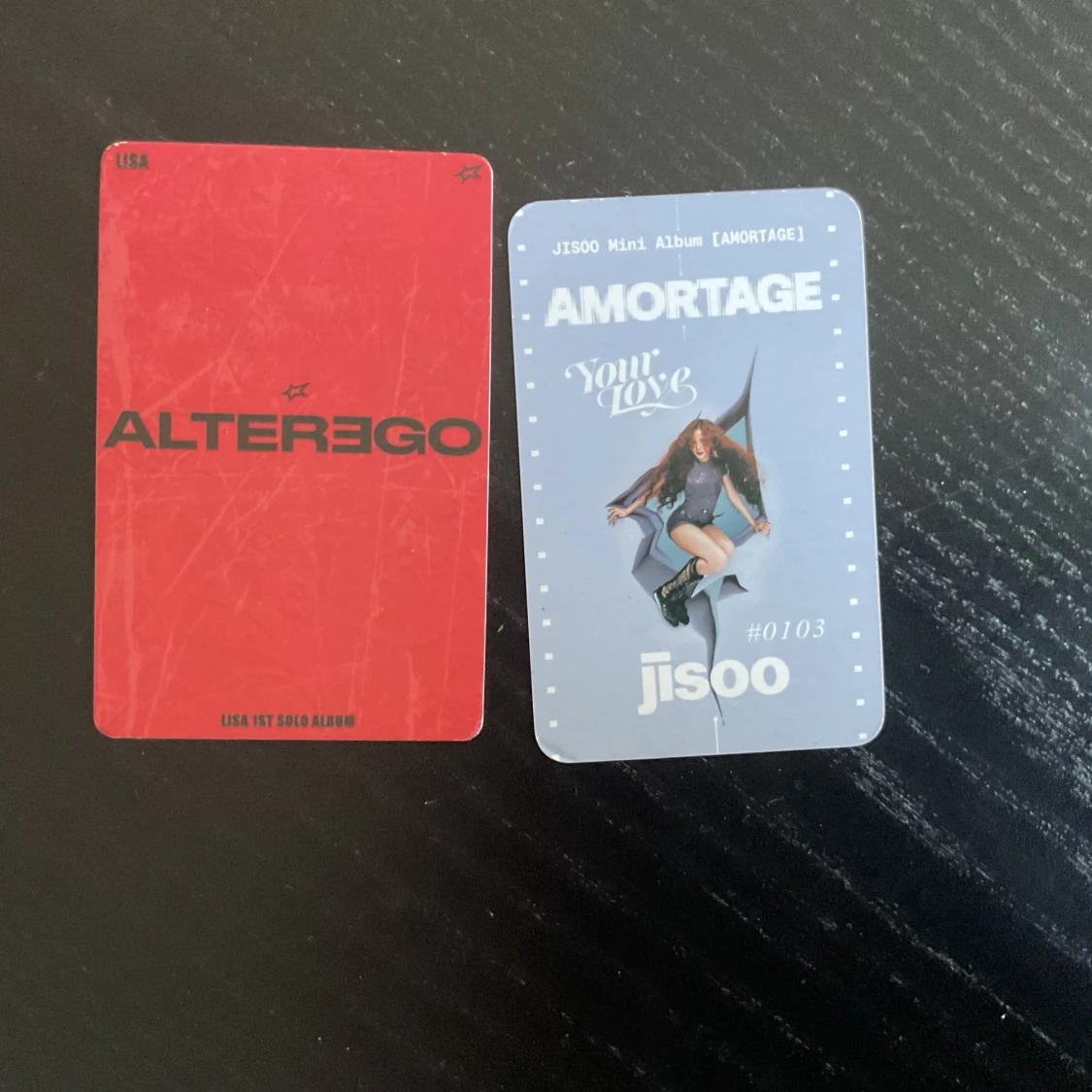 Lisa alterego(jisoo amortage lomo card  - 1