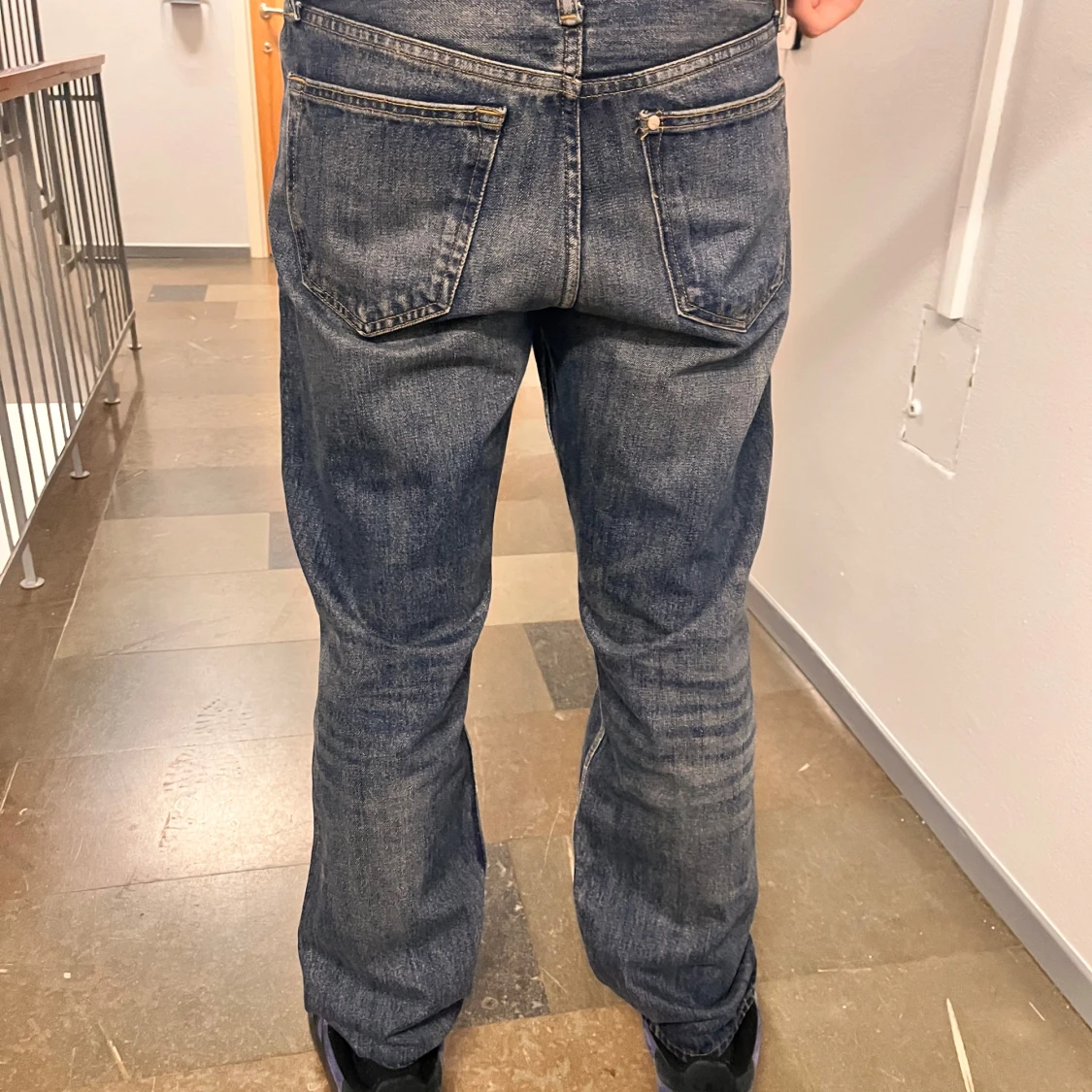 Blå jeansbyxor från H&M - 3