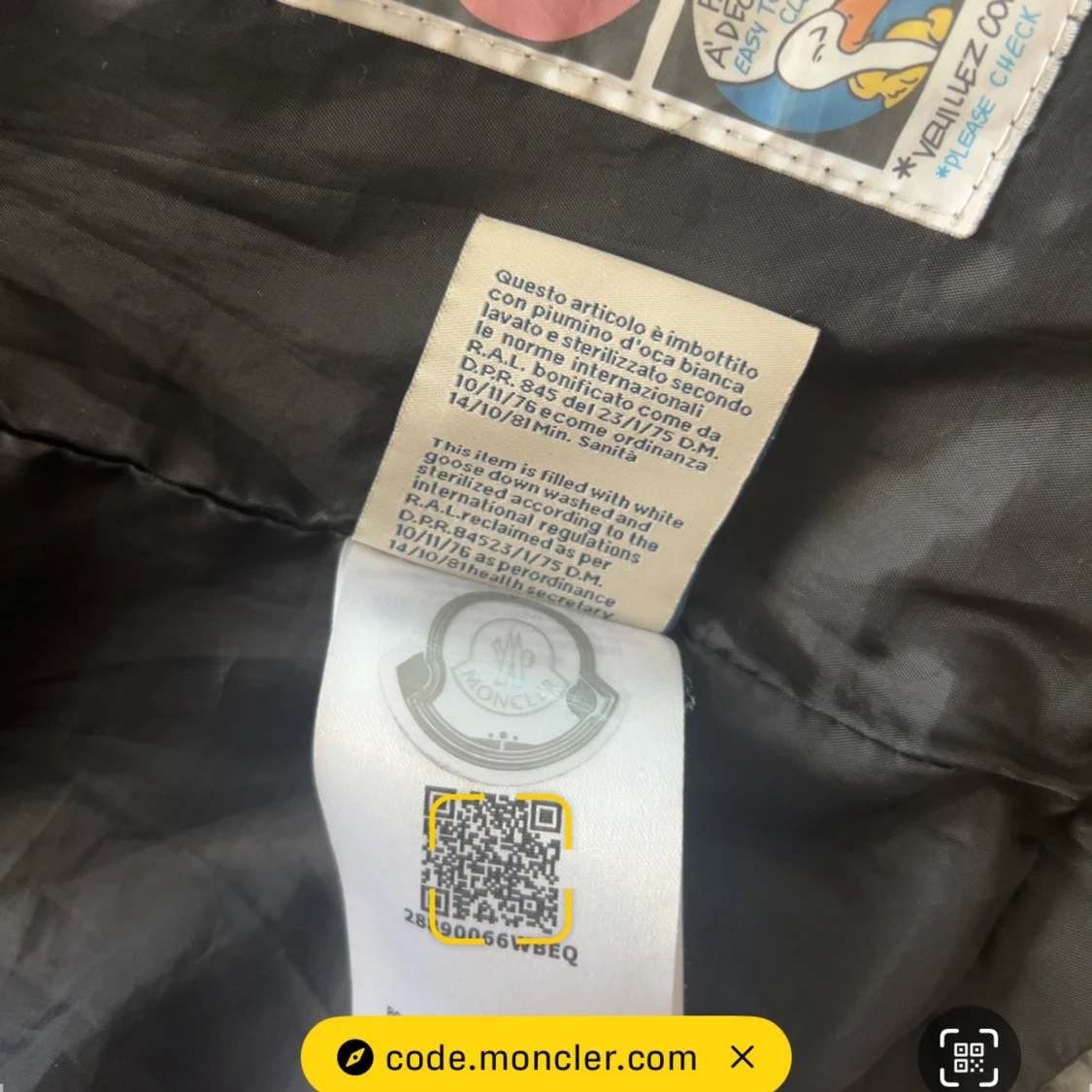 Svart Moncler Maya perfekt för hösten/vintern❤️ - 3