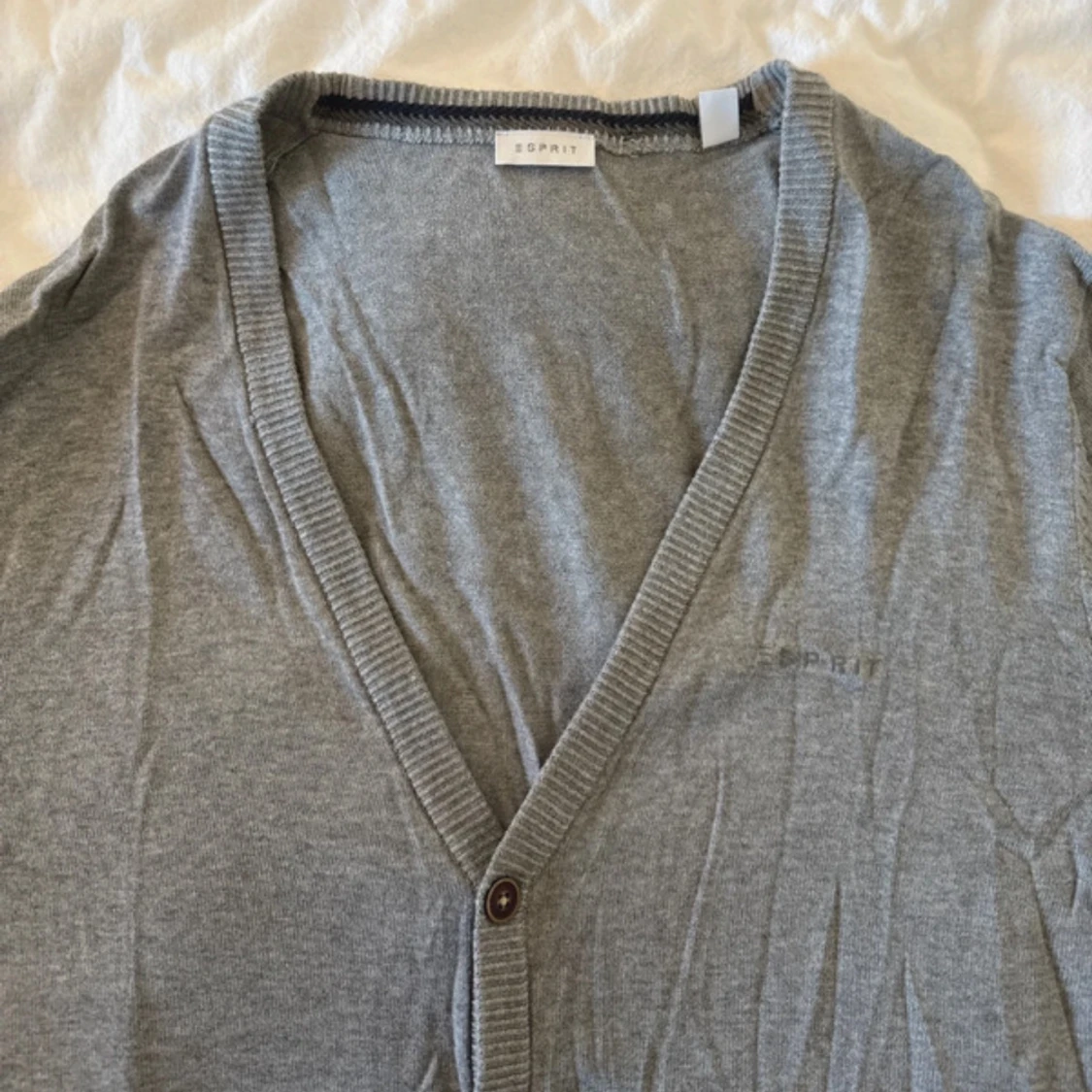 Grå kofta från Esprit med knappar - 2