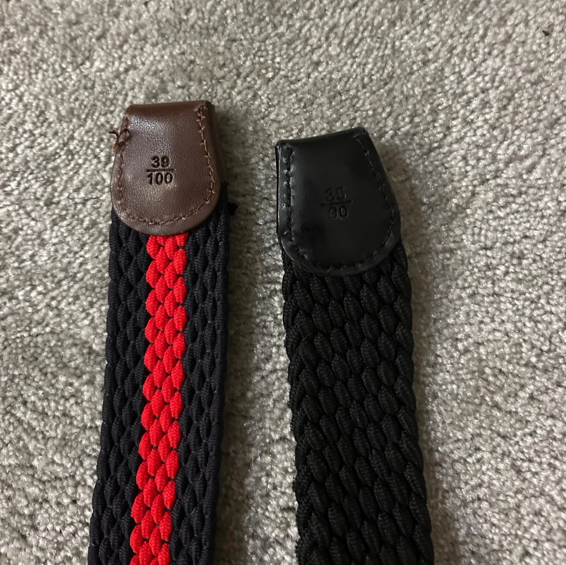 Två flätade bälten från John Henric - 2