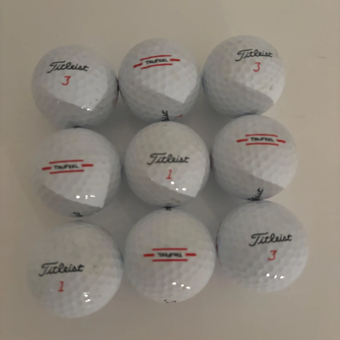Titleist TruFeel Golfbollar (9-pack) - 1