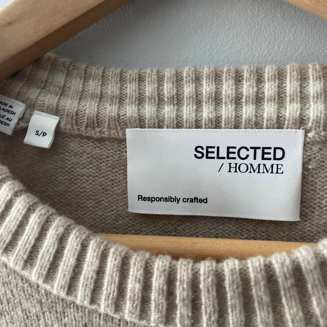 Beige tröja från Selected Homme - 1