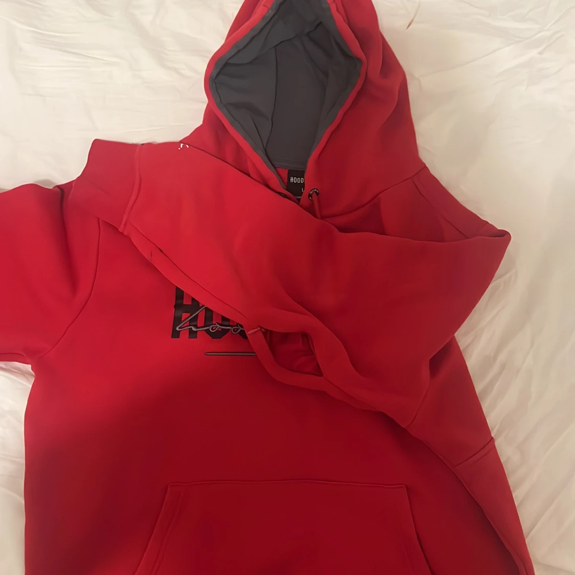 Röd hoodrich hoodie - 3