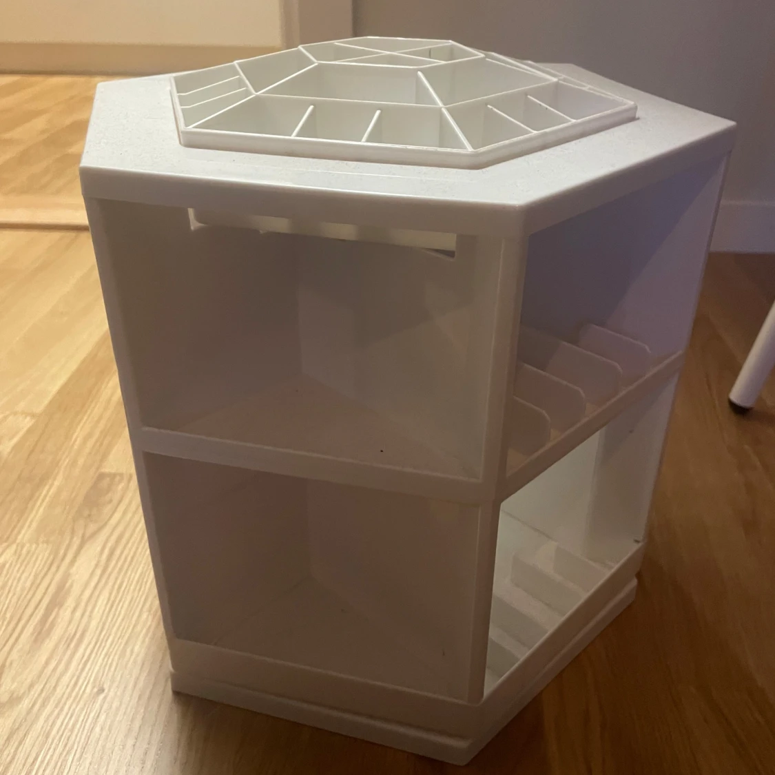 Vit hexagonal förvaringshylla - 2