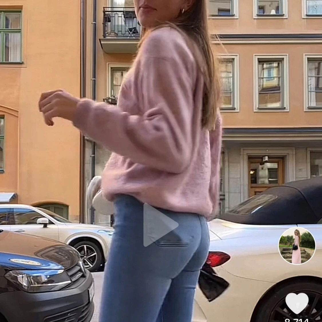 Rosa stickad tröja från Acne  - 2