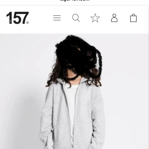 Grå zip hoodie - Grå zip hoodie från lager 157 storlek S