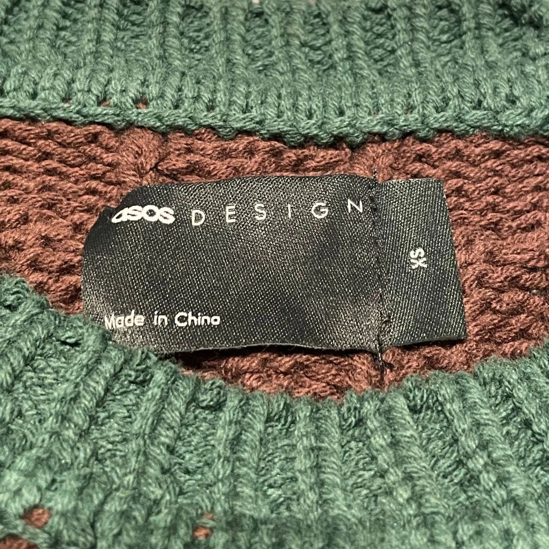 Flerfärgad stickad tröja från ASOS DESIGN - 1