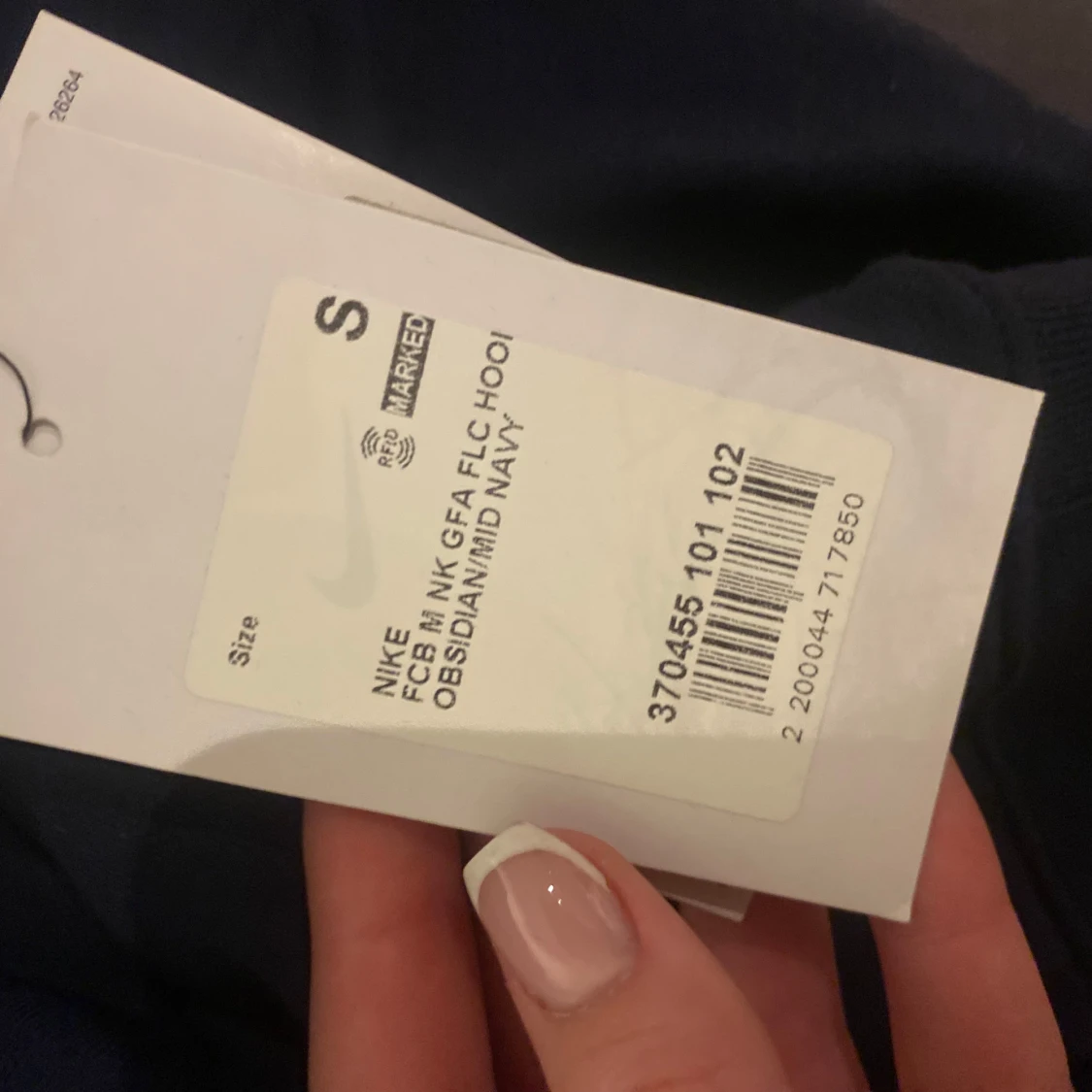 Mörkblå barcelona hoodie från Nike - 2