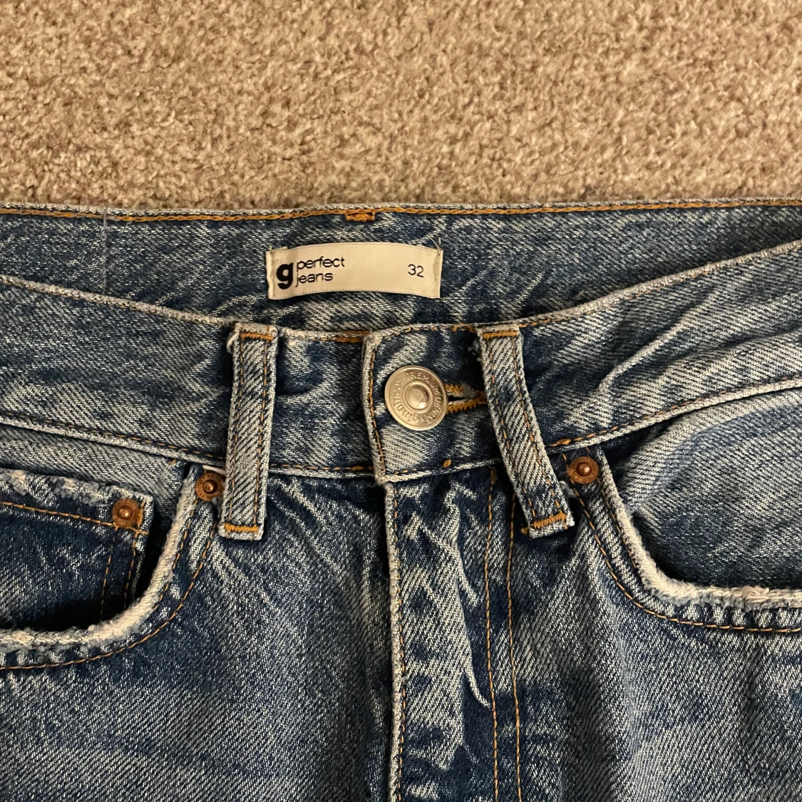 Blå jeans från Ginatricot🩵 - 2