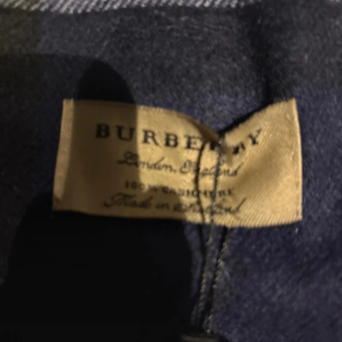 Rutig halsduk från Burberry i ull - 1