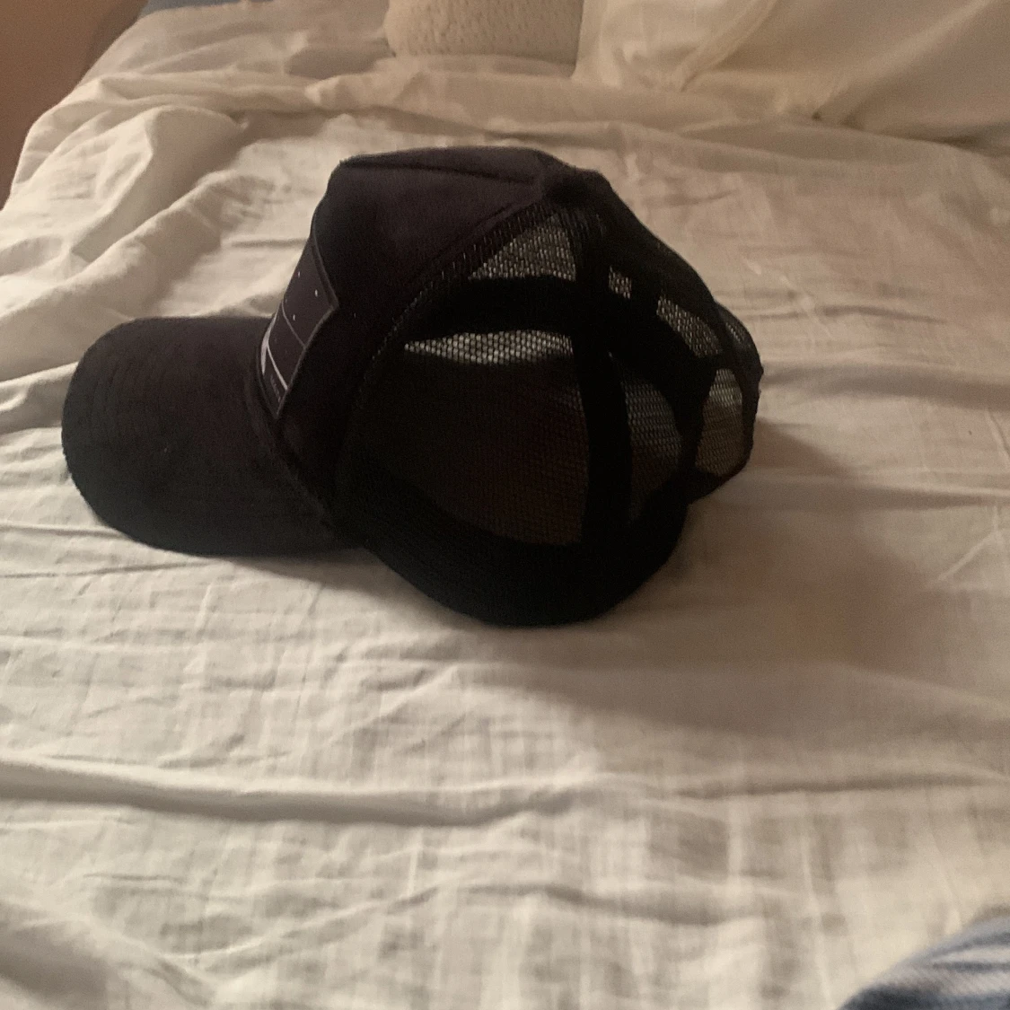 Svart trucker keps velvet - 2