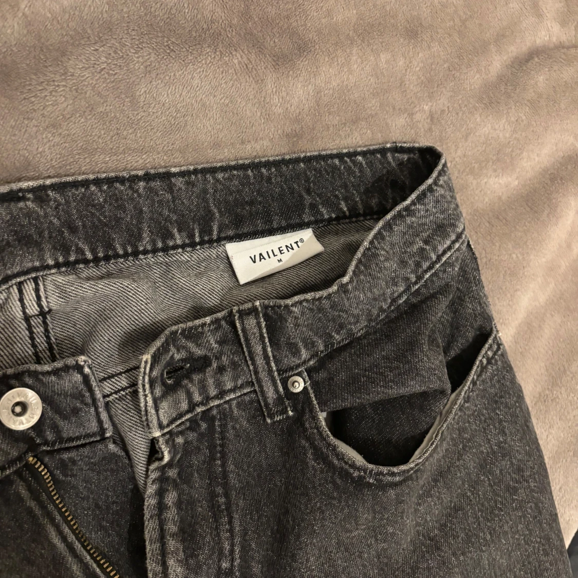 Svarta jeans från Vaillent, loose fit - 2