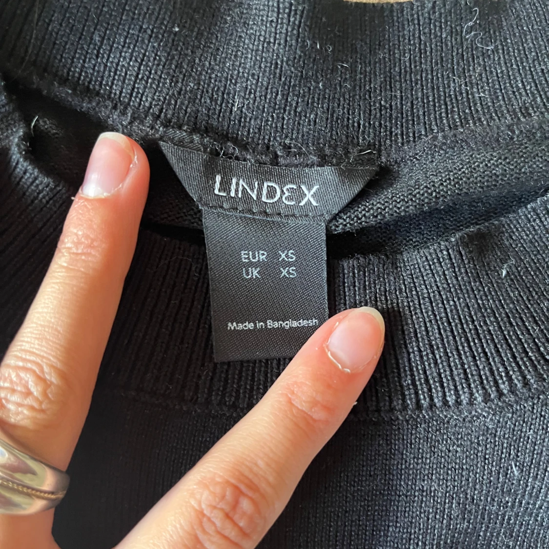 Stickad t-shirt från Lindex - 2