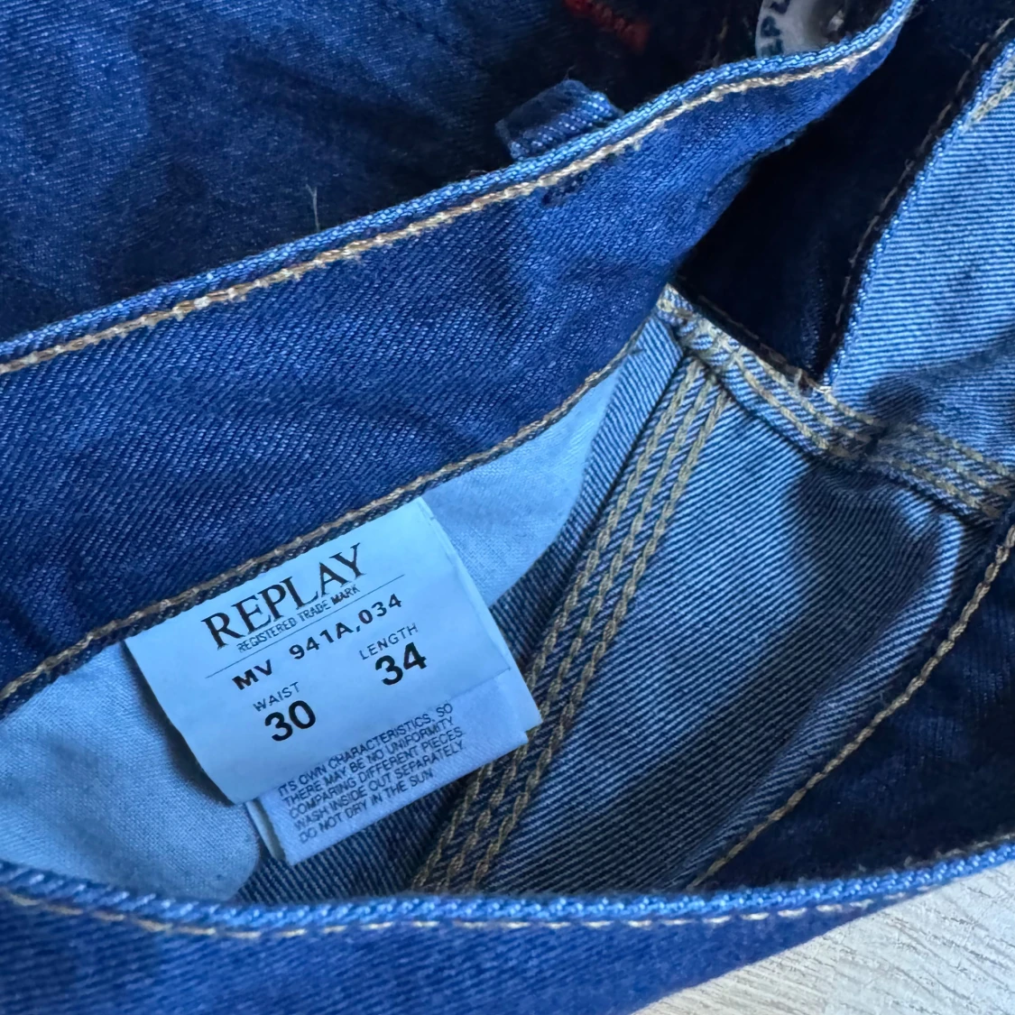 Replay MV 941A,034 Mörkblå Jeans - 4