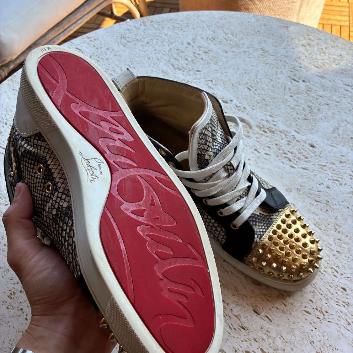 Christian Louboutin high top sneakers - 2