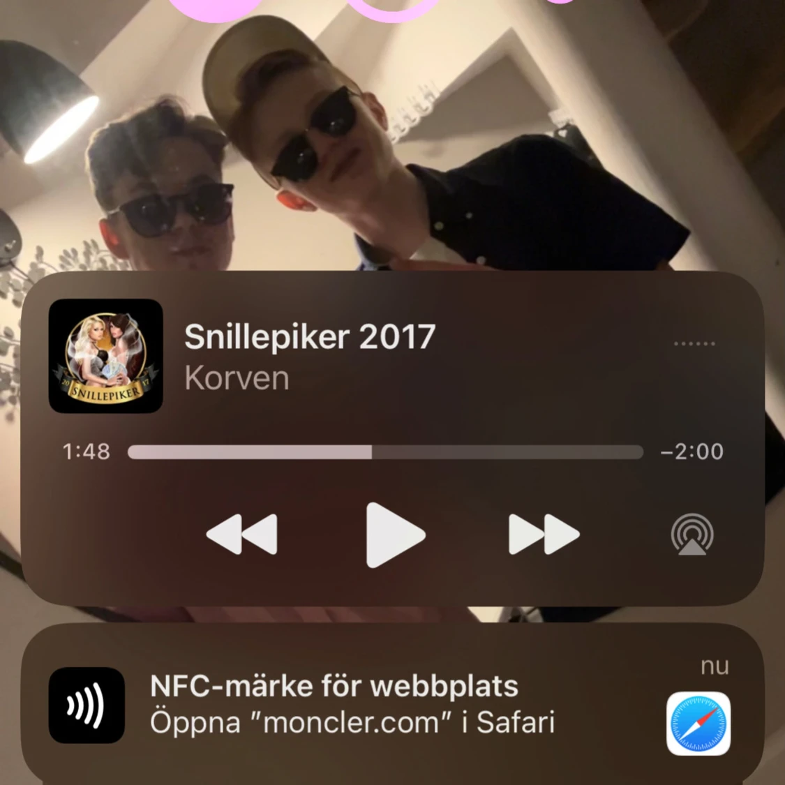 Svart dunjacka från Moncler - 3