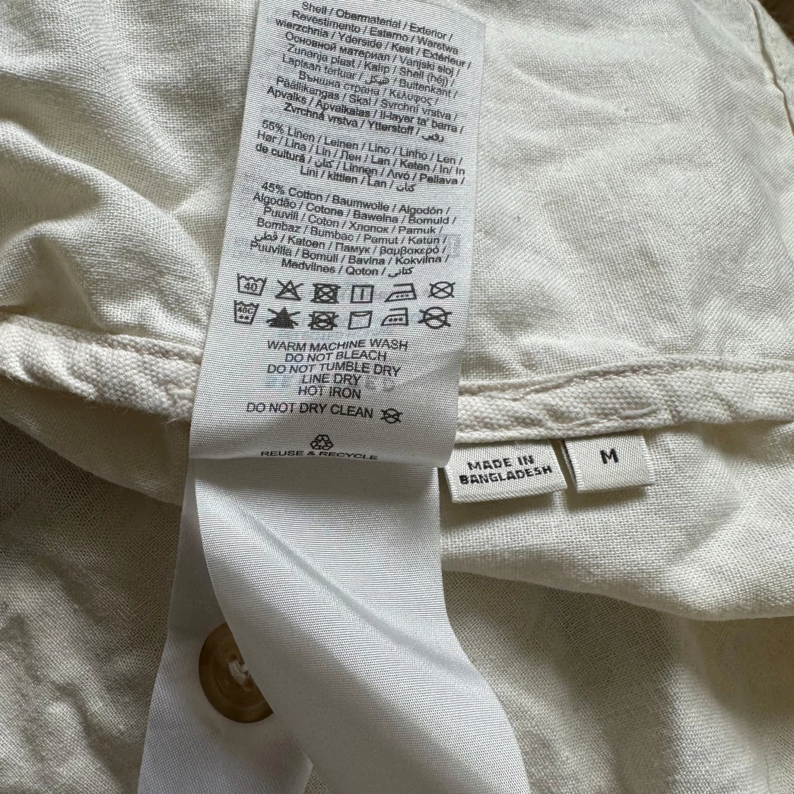 Beige overshirt från Selected Homme - 4