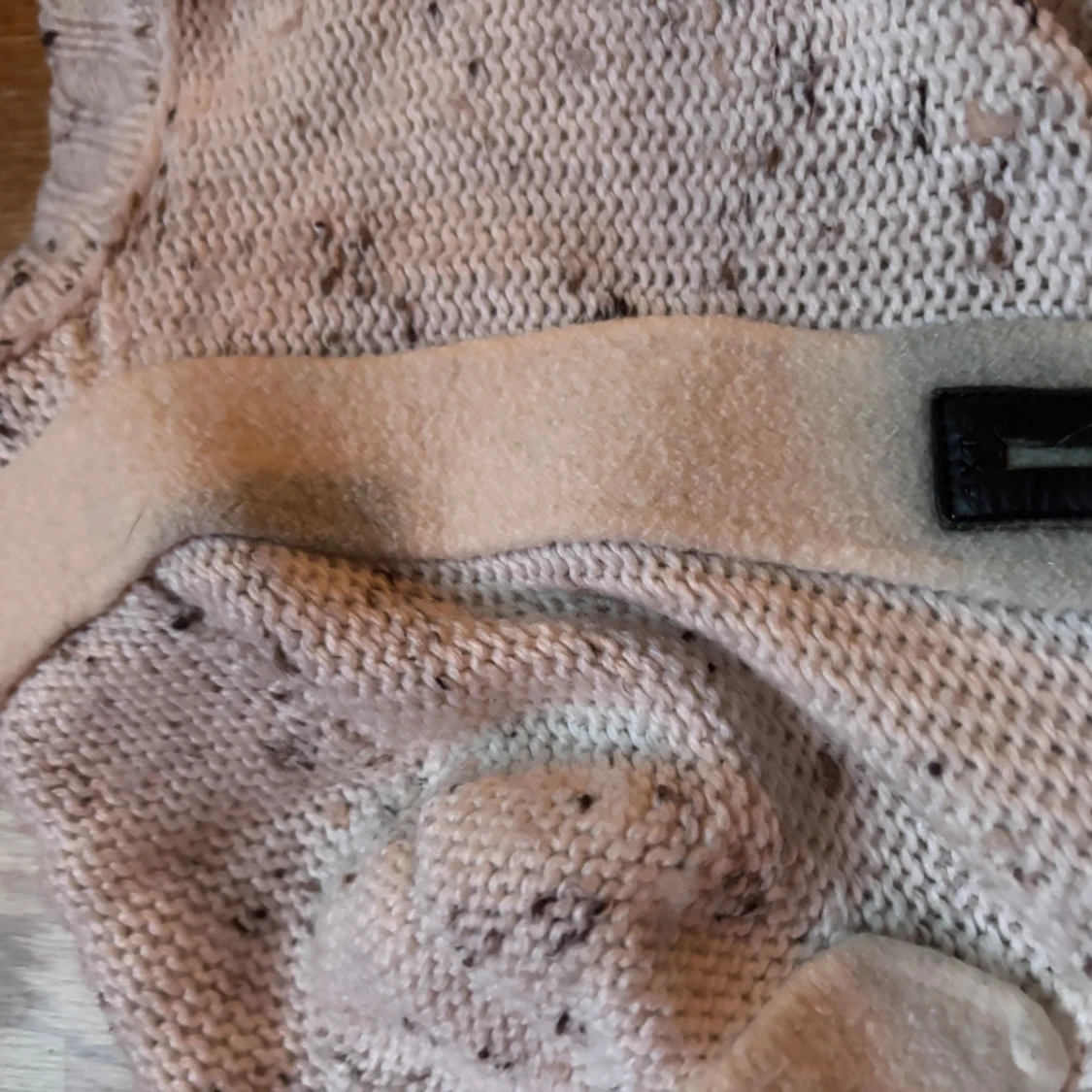 Vit Y2K stickad tröja från Exte - 3