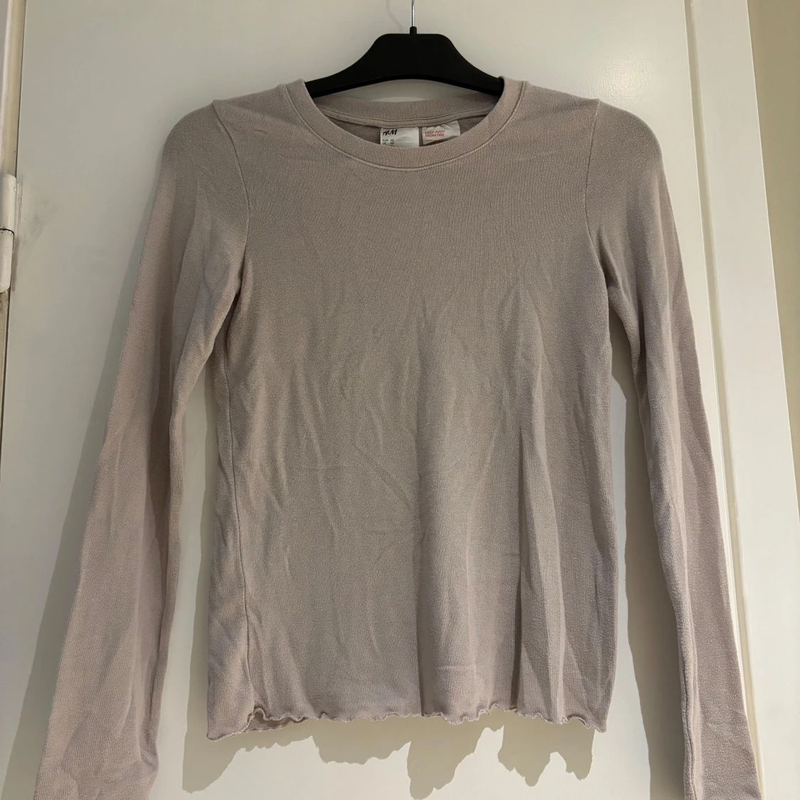 Beige långärmad tröja från H&M XS