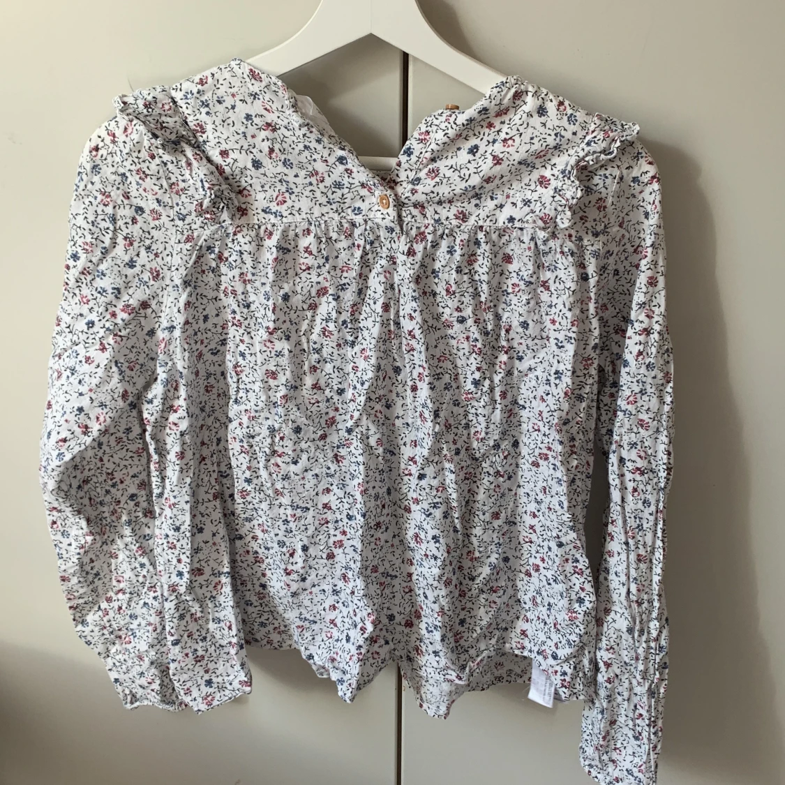 Mango blommig blus - 1