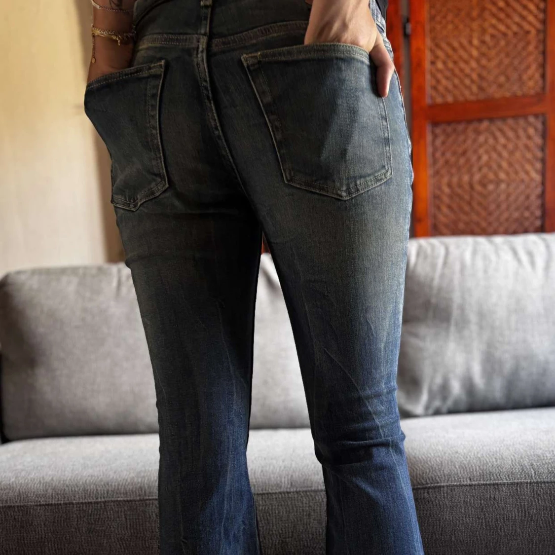 Weekday Flame jeans W29 L34 blå