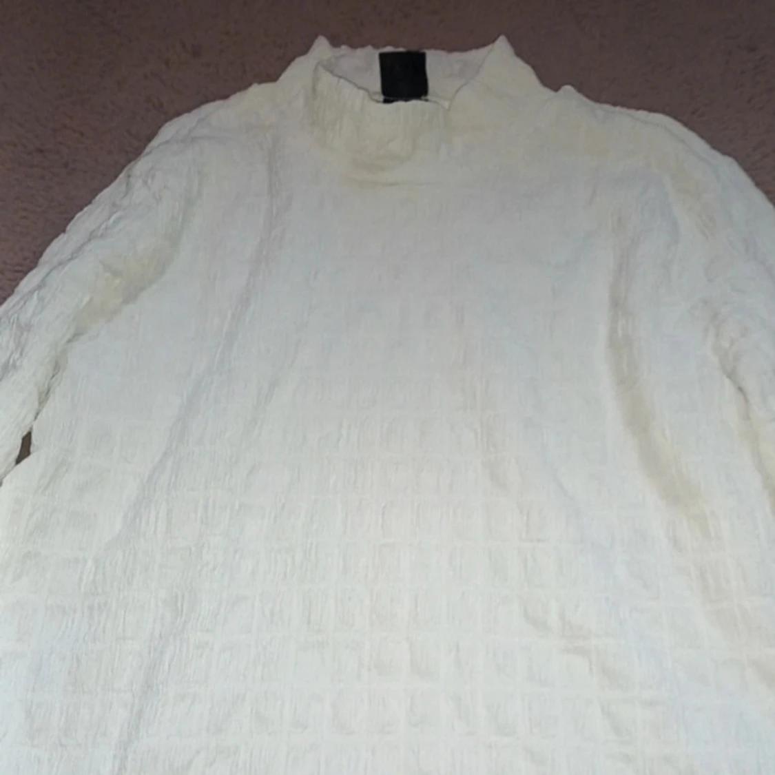 Vit långärmad topp