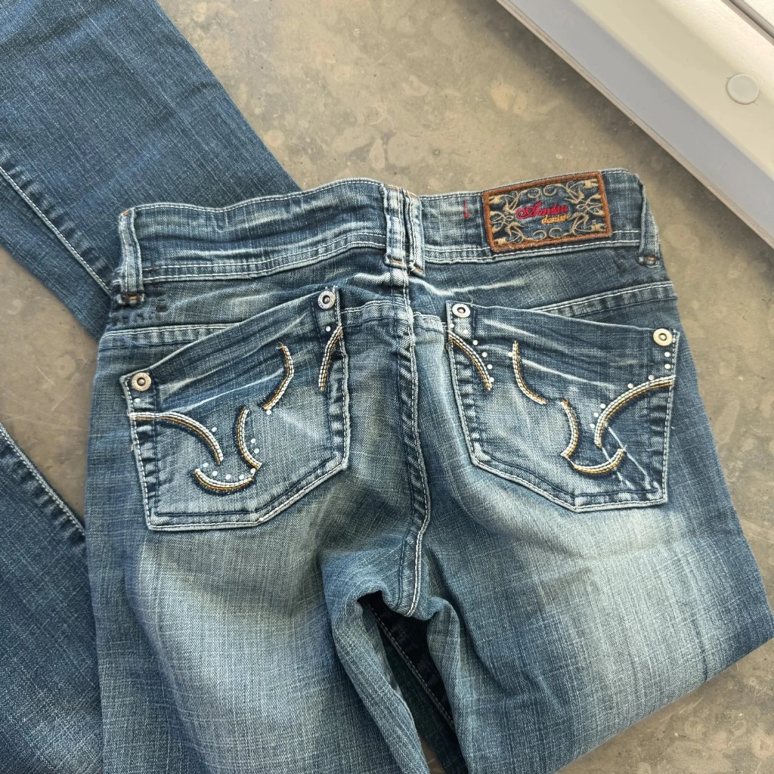 Lågmidjade jeans y2k - 2