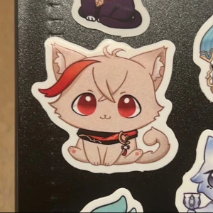 Genshin impact Kazumeow sticker - Sticker of Kazuha as a cat from Genshin impact! Perfect for your decorations or collection :)
