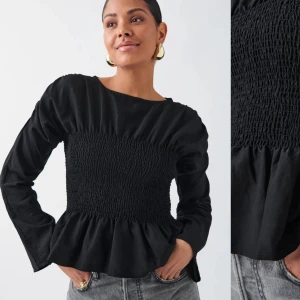 Svart blus  - Superfin svart blus från Gina