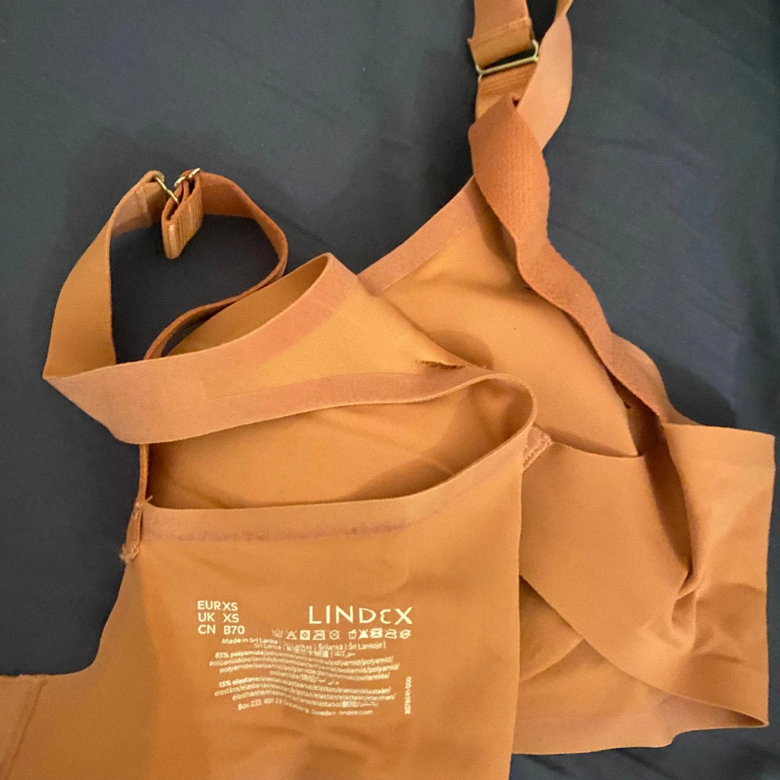 Beige linnetopp från Lindex - 1