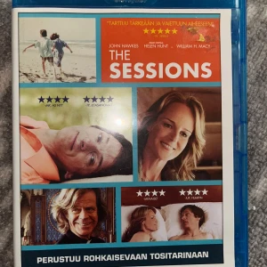 The sessions dvd - The Sessions dvd/blu-ray. Testattu toimivaksi. Ikäraja k16. Kielet-englanti. Tekstitys- suomi, ruotsi, englanti. Kissatalous MMM Mikäli hinta ei miellytä tarjoa rohkeasti Katsothan myös muut ilmoitukseni!!