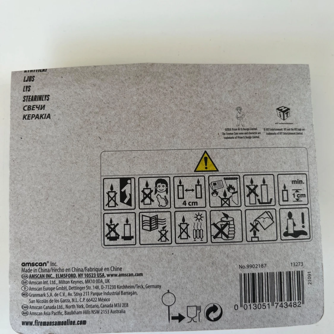 Tårtljus Brandman Sam - 1