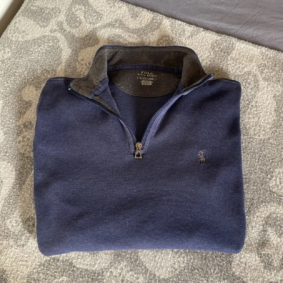 Blå half zip tröja från Polo Ralph Lauren - 2