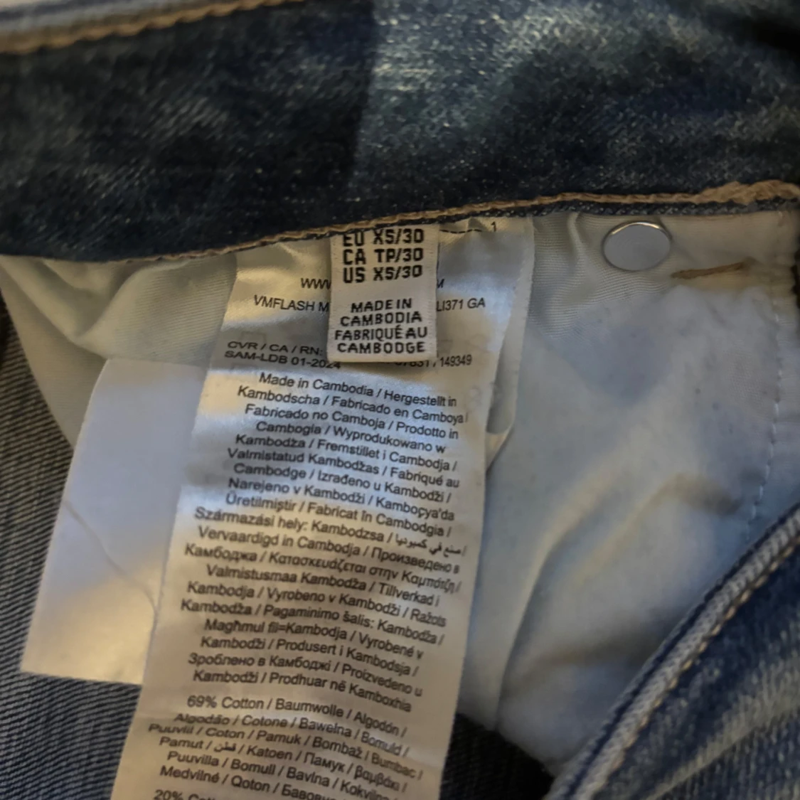 Ljusblå bootcut jeans Vero Moda XS - 3