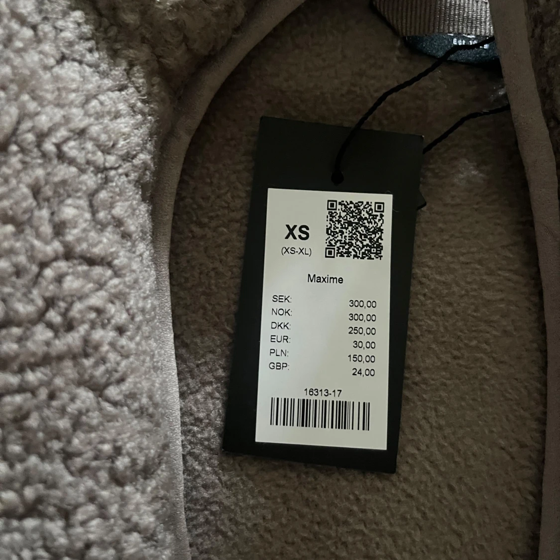 Beige Teddy jacka  - 2