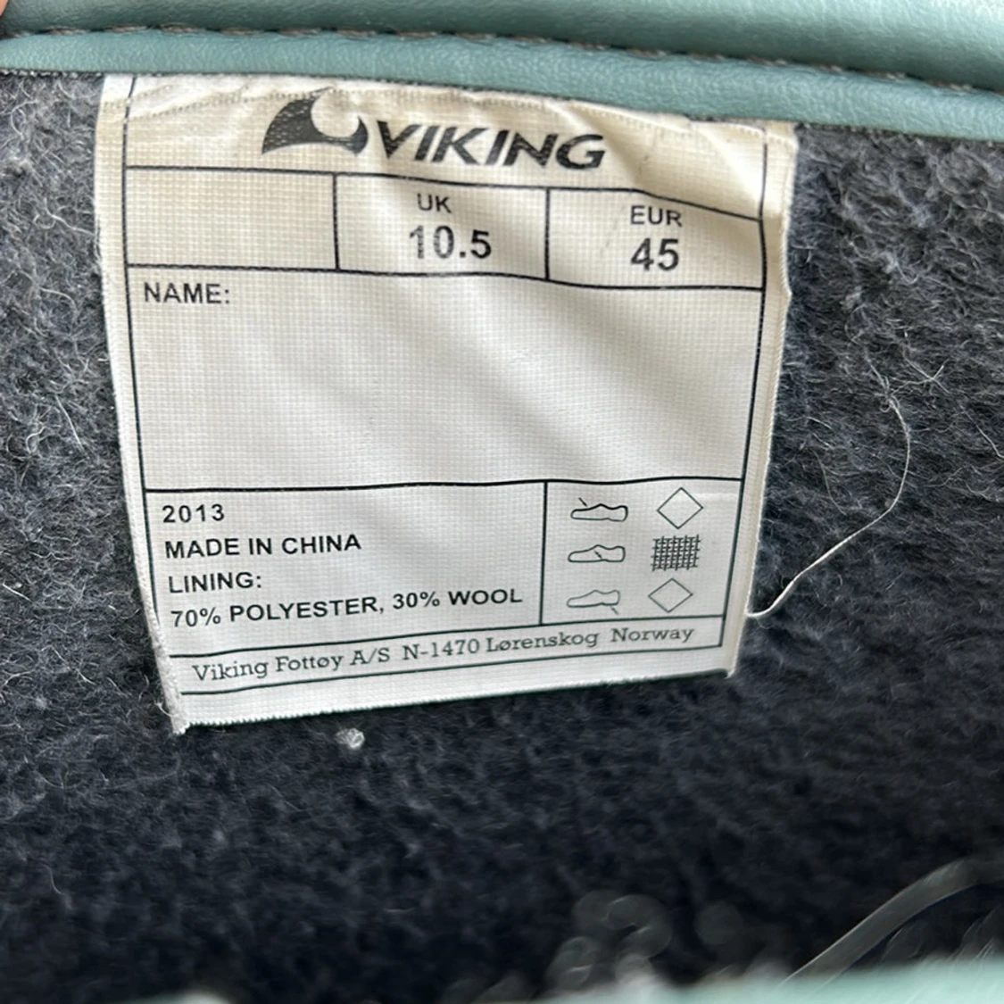 Svarta Viking stövlar strl 45 - 1